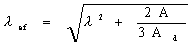СНиП II-23-81 Формула (22) расчета приведенной гибкости